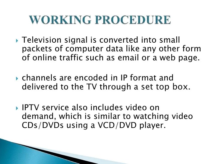 Television protocol internet ppt powerpoint presentation