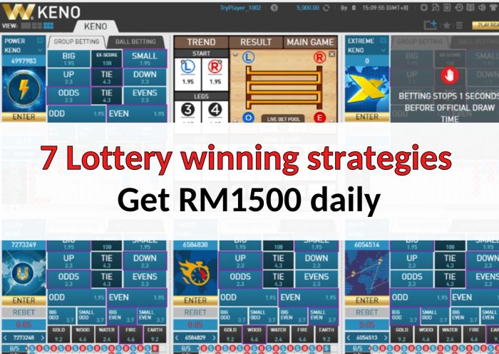 Strategies lottery winning